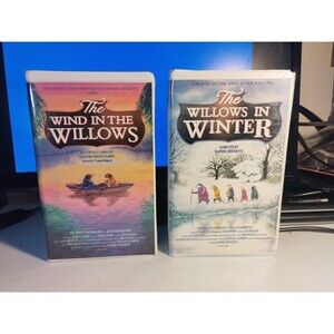 The Wind In The Willows (1996) & The Willows In Winter (1997) VHS Clam Shell